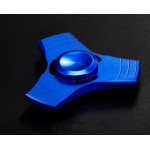 Wholesale Tri Aluminum Fidget Spinner Stress Reducer Toy for Autism Adult, Child (Blue)